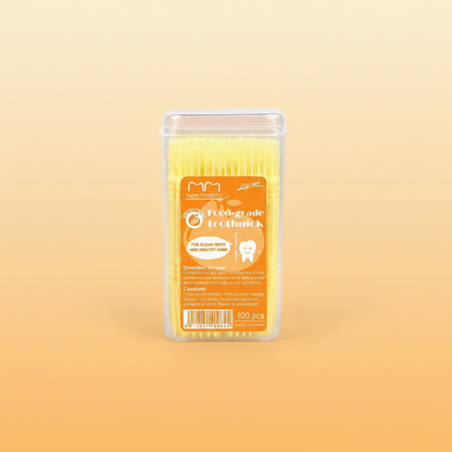 CashmereGlow Grapefruit Flavored Dental Floss Picks 100 Pack